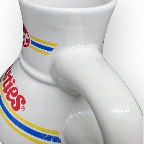 Vintage Travel Mug Post Toasties Cereal Spill Proof Wide Base Coffee Cup 10 oz - Picture 8 of 11